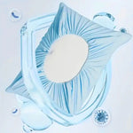 couvre lits bleu plissé doux moderne adhésifs pack pièces tissu polyester coton usage unique