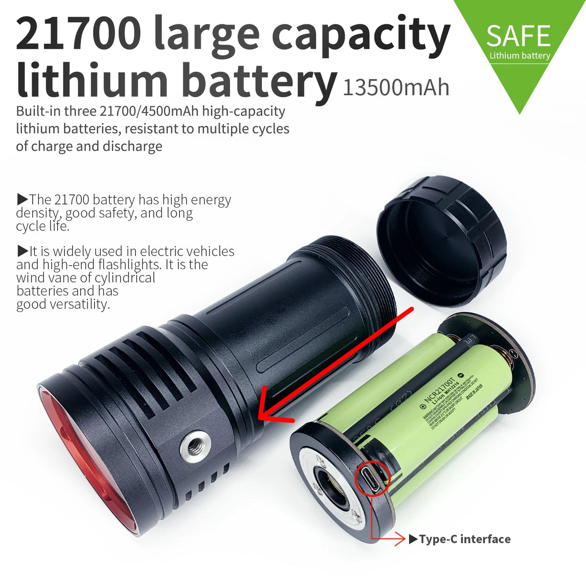 lampe torche sous marine noire led rechargeable étanche ball mount modernisée pointeur laser UV