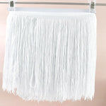 ruban franges polyester noir blanc franges décoratives vêtements rideaux textiles maison moderne élégant 10cm