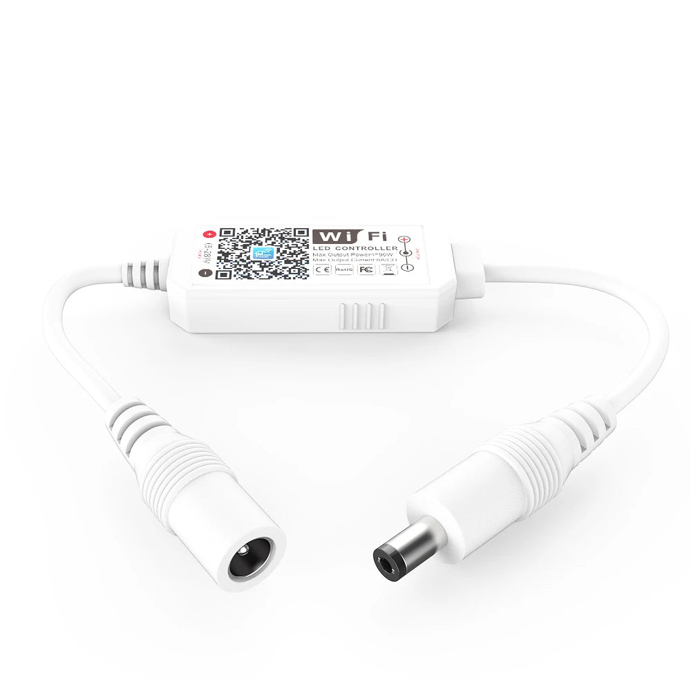 contrôleur led wifi blanc moderne sans fil certification pvc 12v 30mètres distance