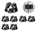 porte balai support mur noir acier inoxydable moderne respectueux environnement vis imperméable stockage articles