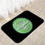 tapis moderne graphique logo mr zogs sex wax noir orange bleu rose vert