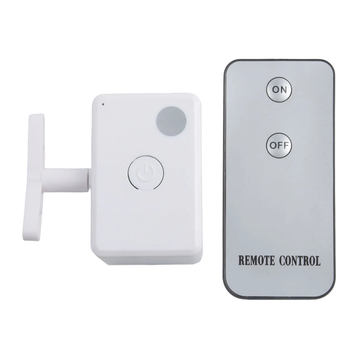 interrupteur distance sans fil moderne deux télécommandes contrôle éclairage blanc gris clair