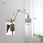 lampe murale moderne or blanc plissée cordon commande 29cm 16cm 24cm 14cm 30cm 17cm