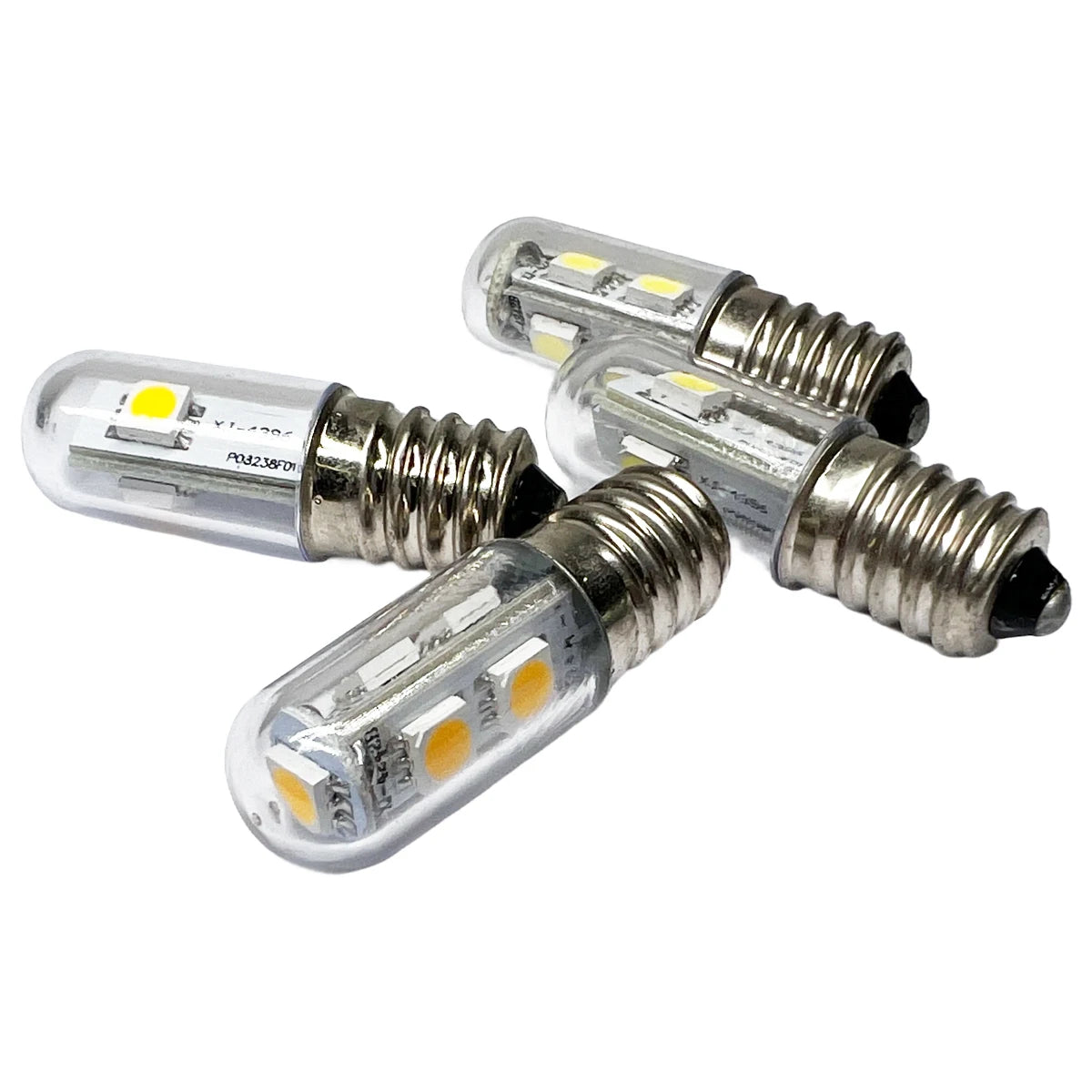 ampoule led e14 e12 1w transparente jaune moderne cuisine réfrigérateur 360° ip65 15000h
