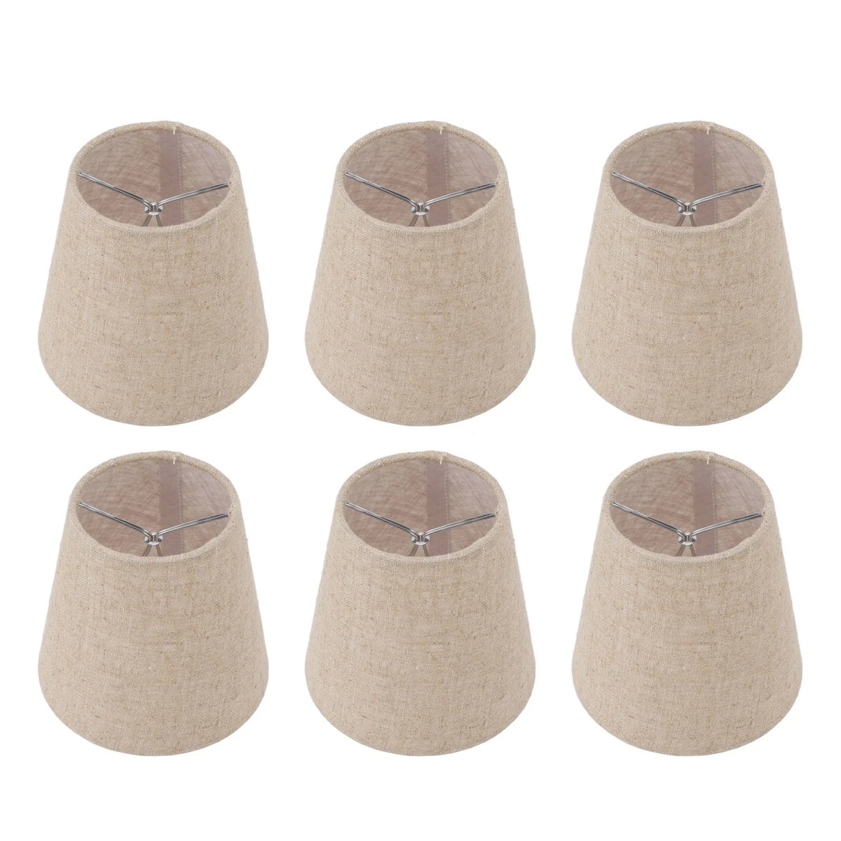 abat jour classique toile lin beige clair opaque éclairage intérieur accessoire décoration