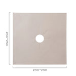 protège plaque cuisinière adhésif moderne noir respectueux environnement 27cm 27cm