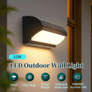 applique murale led extérieure étanche ip65 moderne noir blanc contemporain fixations murales led chips