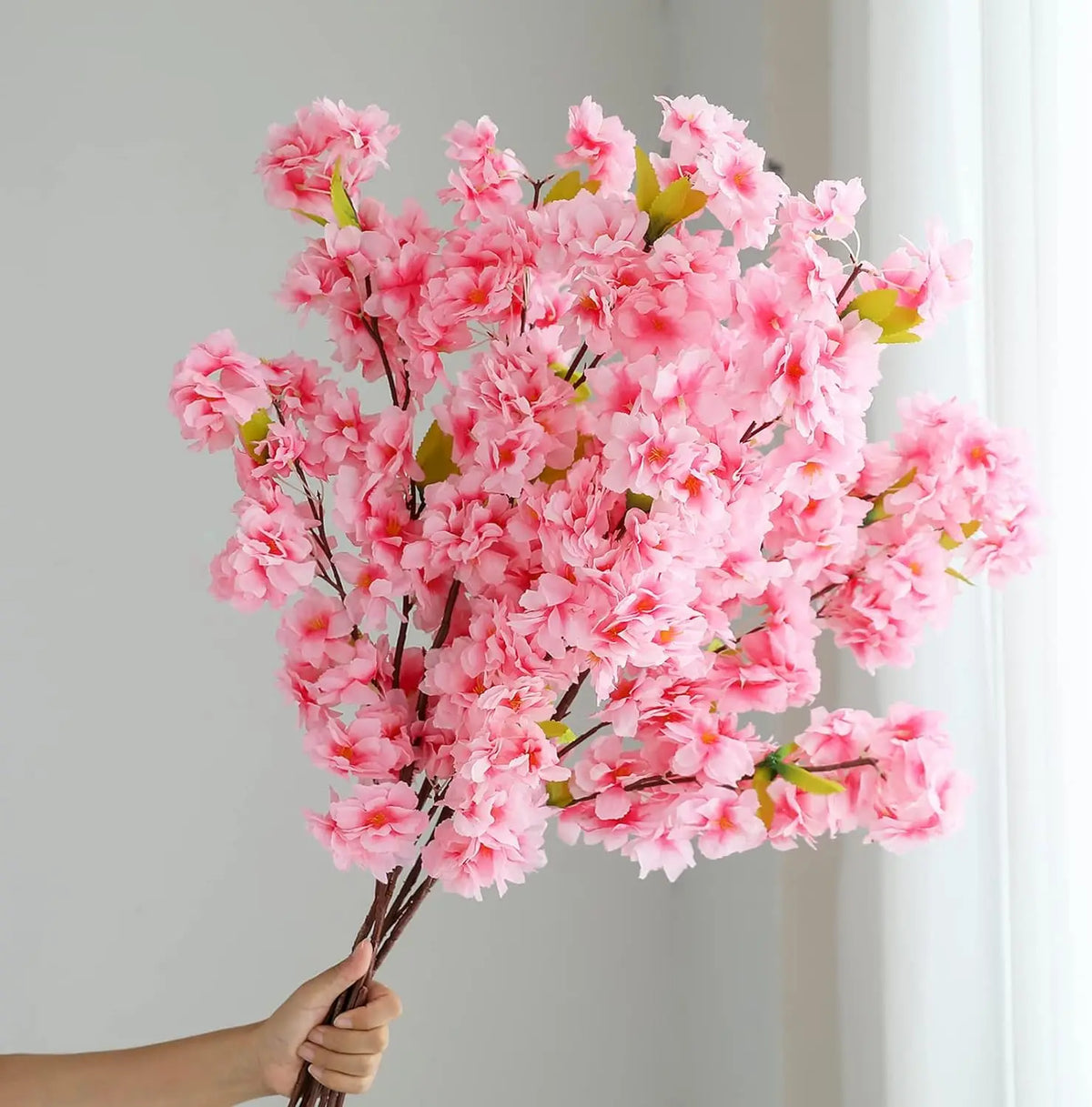 bouquet fleurs artificielles rose clair decoration intérieure moderne minimaliste occasion mariage anniversaire baby shower
