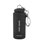 torche led rechargeable usb portable annuaire cle moderne rouge noir