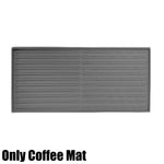 tapis protection machine gris rides horizontales silicone antidérapant moderne drainage absorbant vaisselle cuisine