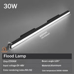spot led noir mat rail magnétique télécommande application mobile moderne intérieur