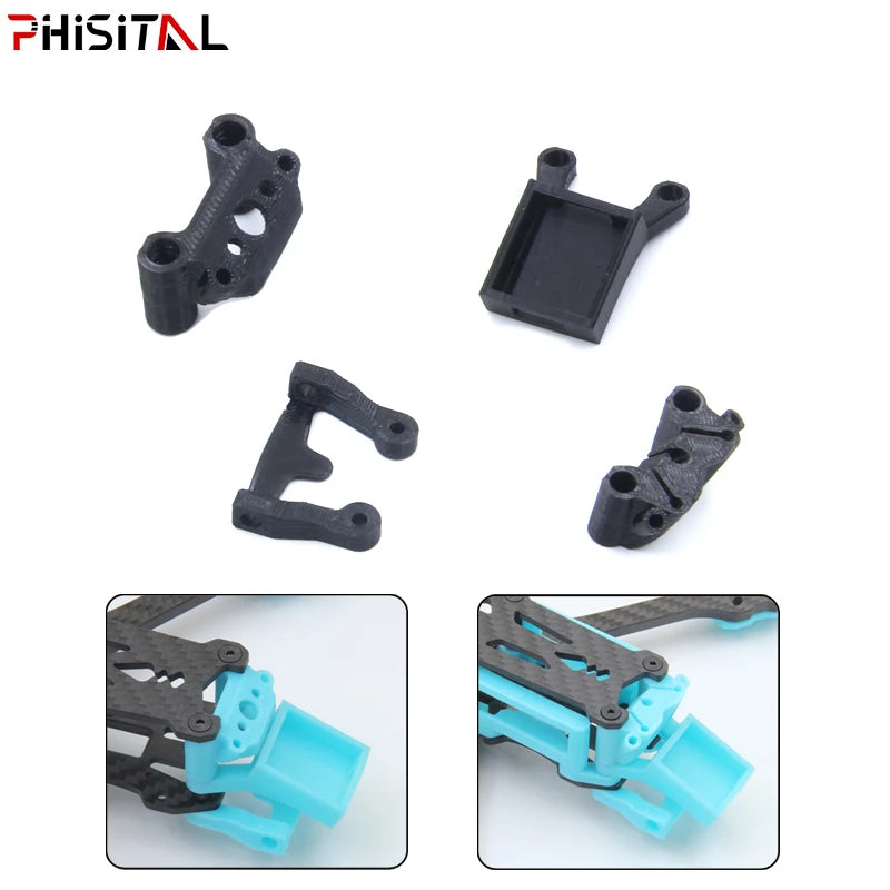 support drone antenne gps tpu fibre carbone pieces fixation avion moderne technologique