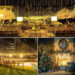 Guirlande lumineuse LED rouge pour fête