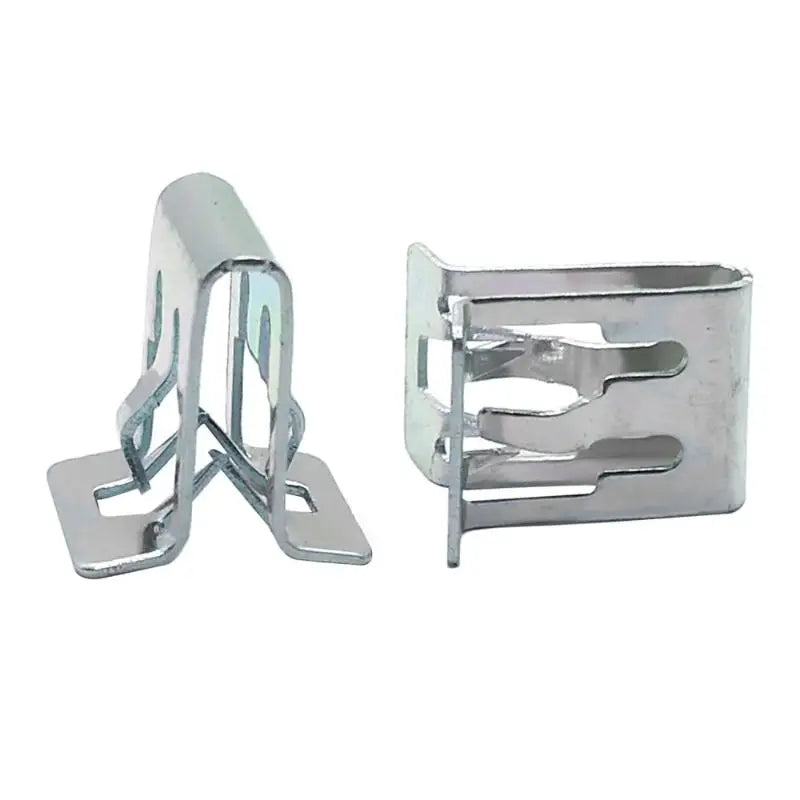 clips métalliques argentés industriels fixations plat lisses opaques diverses tailles utilisation générale porte tableaux