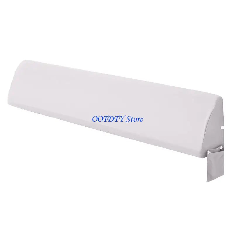 oreiller mousse mémoire forme cale literie tissu polyester blanc gris moderne minimaliste boucle attaches