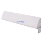 oreiller mousse mémoire forme cale literie tissu polyester blanc gris moderne minimaliste boucle attaches