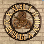 Horloge murale en bois avec mouvement quartz silencieux