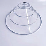 cadre lampe or rose argenté moderne minimaliste eyelets structure sectionnée
