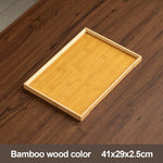 plateau bambou noir noyer grain bois moderne dimensions variées cuisine