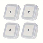 veilleuse led nuit blanc bleu orange rose rectangulaire moderne minimaliste adhésive adaptateur secteur