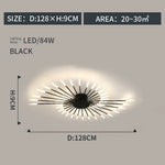 plafonnier moderne or noir lumineux éclairage quotidien acier certifié ccc 249 2000 lumens