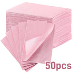 serviettes jetables violet blanc rose rayures horizontales modernes 100 pièces coussin repos main emballage