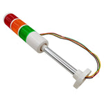 ampoule led rouge orange vert indicateur signal moderne rayures horizontales fixation