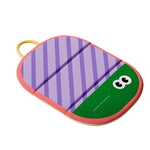 tapis imperméable antidérapant animaux rayures yeux violet vert jaune bleu moderne anneaux transport