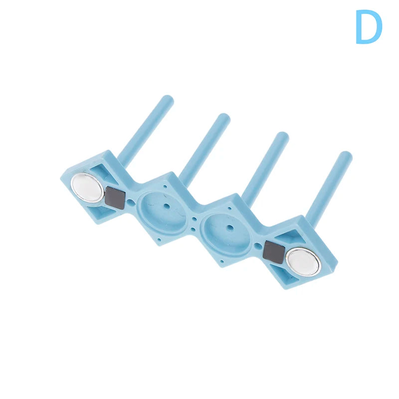 support bobines fil machine coudre bleu clair rondelles colorées pratique moderne