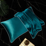 taies d'oreiller soie naturelle couleurs solides élégant satin opacité respectueux environnement simple hospitalière