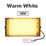 projecteur led violet blanc moderne ip65 50w 100w grille clips