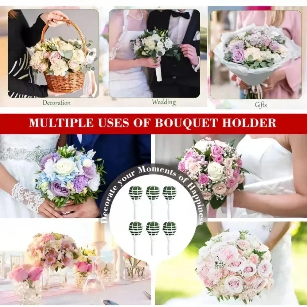 porte bouquet mousse florale mariage décoration intérieure utilitaire blanc vert fleurs artificielles