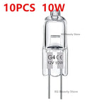 ampoules halogènes transparentes opalescentes base g4 coniques dimmables 2800k 10w 20w 10pcs 50pcs 100pcs