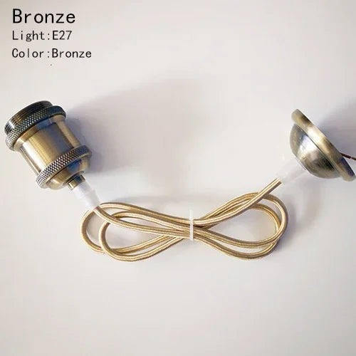 ampoule e27 bronze pearl black doré français chromé classique opacité câble salon chambre