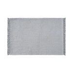 tapis bain microfibre moderne franges beige gris absorbant respectueux environnement