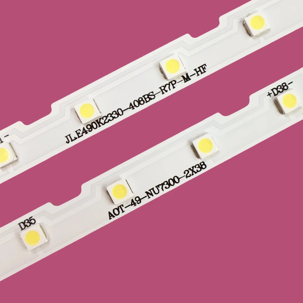 ruban led blanc lumiere led jaunes moderne 530mm 38led connecteurs electriques 110 240v