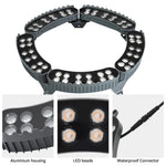 projecteur extérieur led aluminium ip65 spot arbre noir moderne éclairage paysager 210mm 310mm 380mm