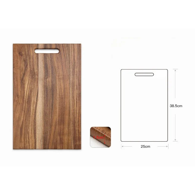 plaque decoupe bois marron grain rustique trou main cuisine herbes aromatiques legumes viandes