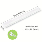 ruban lumineux led blanc blanc chaud moderne aimant câble usb 50cm 30cm 20cm 10cm