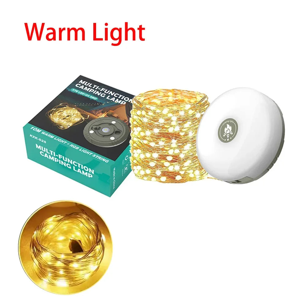 guirlande lumineuse multicolore led clips rechargeable moderne 8m 5v 1a