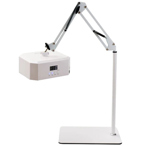 lampe uv led rechargeable blanc moderne affichage numérique support flexible ongles séchage rapide recharge