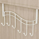 porte clés mural moderne crochets clips noir blanc coeurs lignes courbes sans perçage chambre