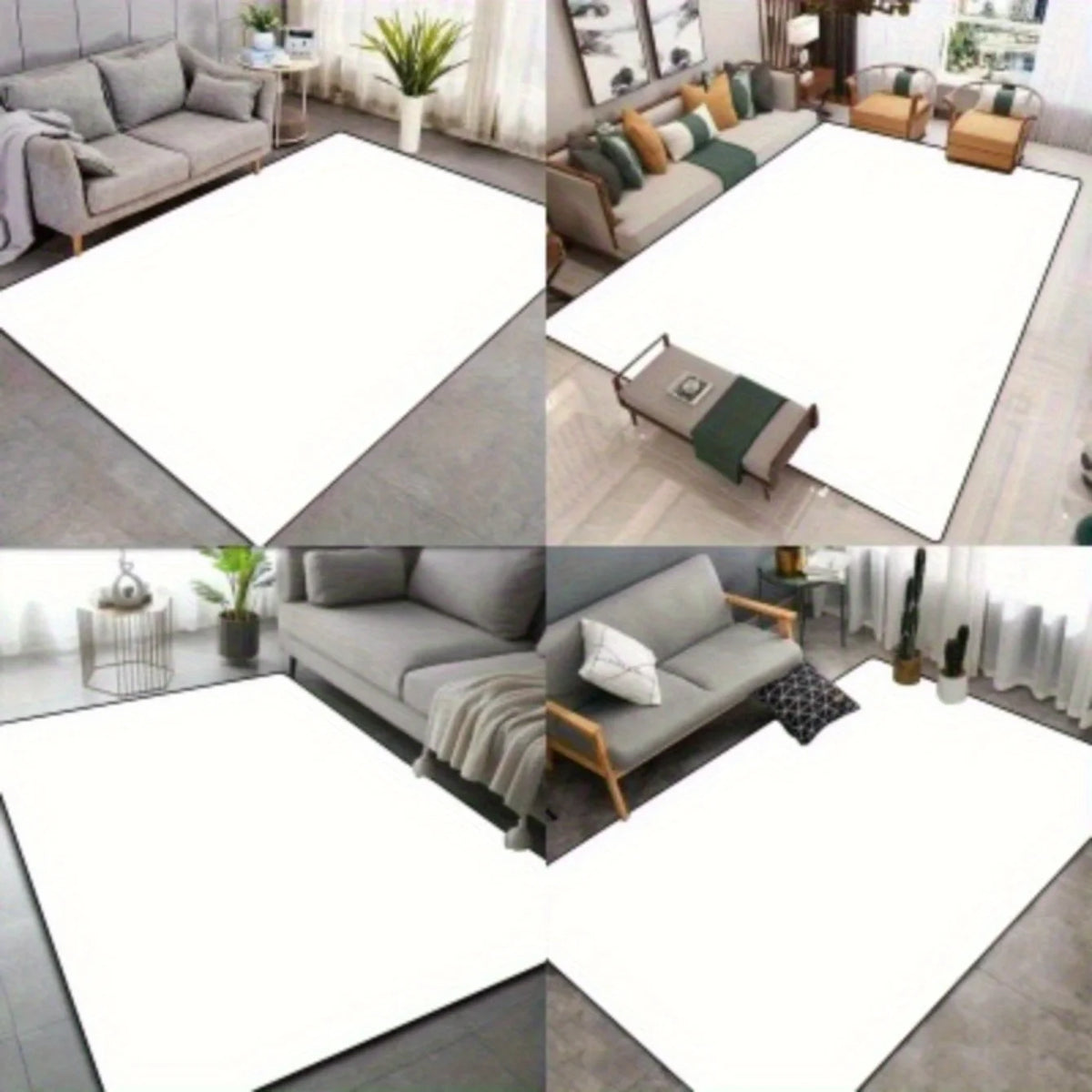 tapis moderne floral noir gris doré intérieur chambre salon élégant polyester pvc polarisée