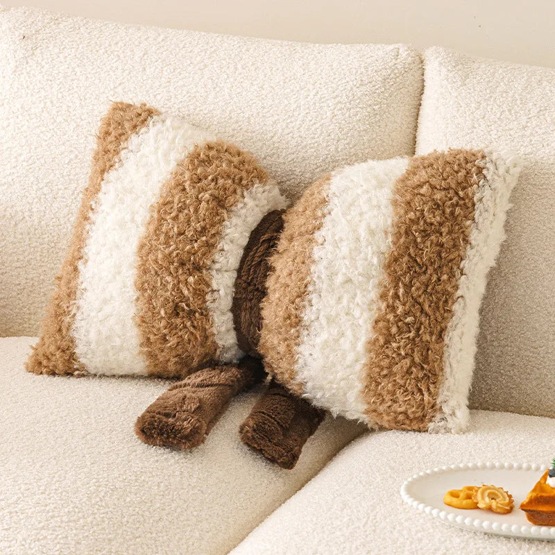 housse coussin polyester multicolore motifs automne décoration intérieure moderne 45x45cm 30x50cm