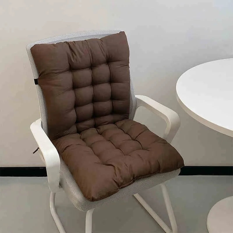 coussin chaise épais coton polyester lavable adhésif moderne vert jaune bleu gris marron simple