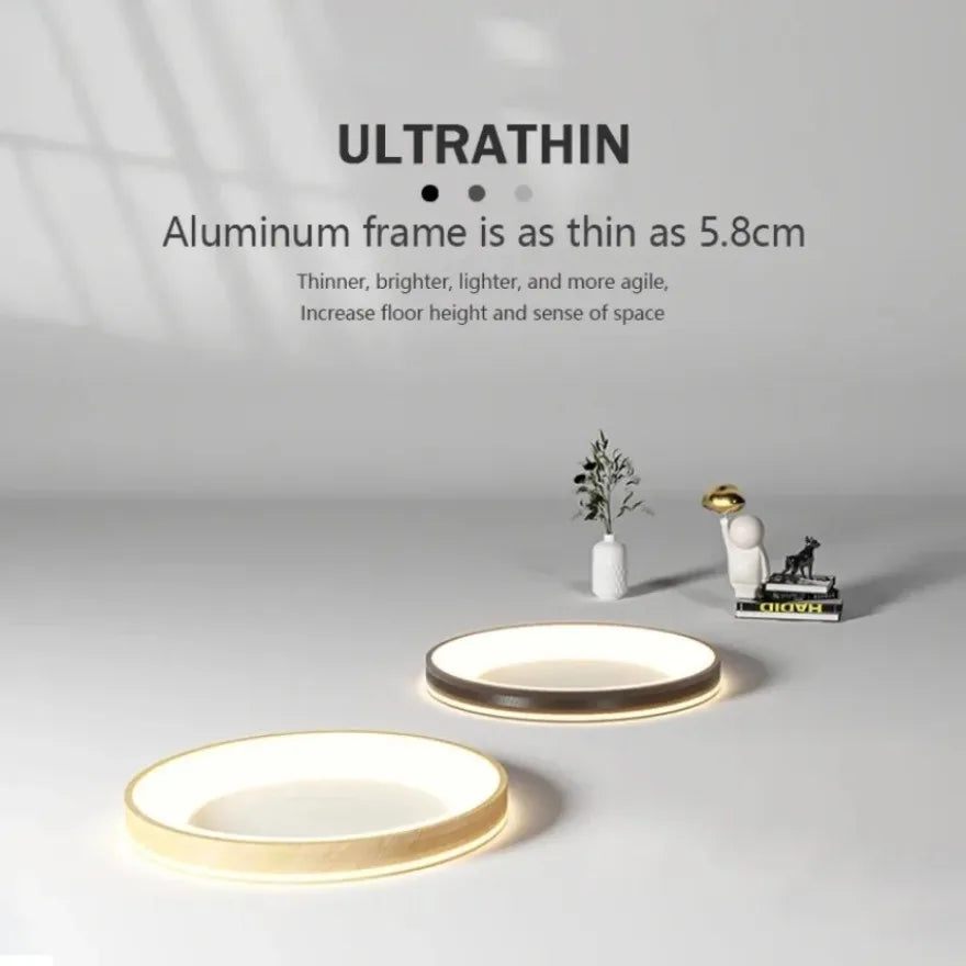 Lampe LED moderne grain bois blanc brun foncé éclairage quotidien 2000 82000 lumens 15
