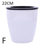 pots fleurs résine moderne blanc noir opaques intérieurs corde coton dimensions variées
