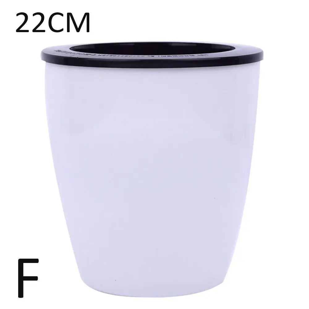pots fleurs résine moderne blanc noir opaques intérieurs corde coton dimensions variées
