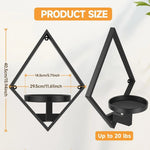porte plantes mural noir moderne pot jaune assemblage facile gain place